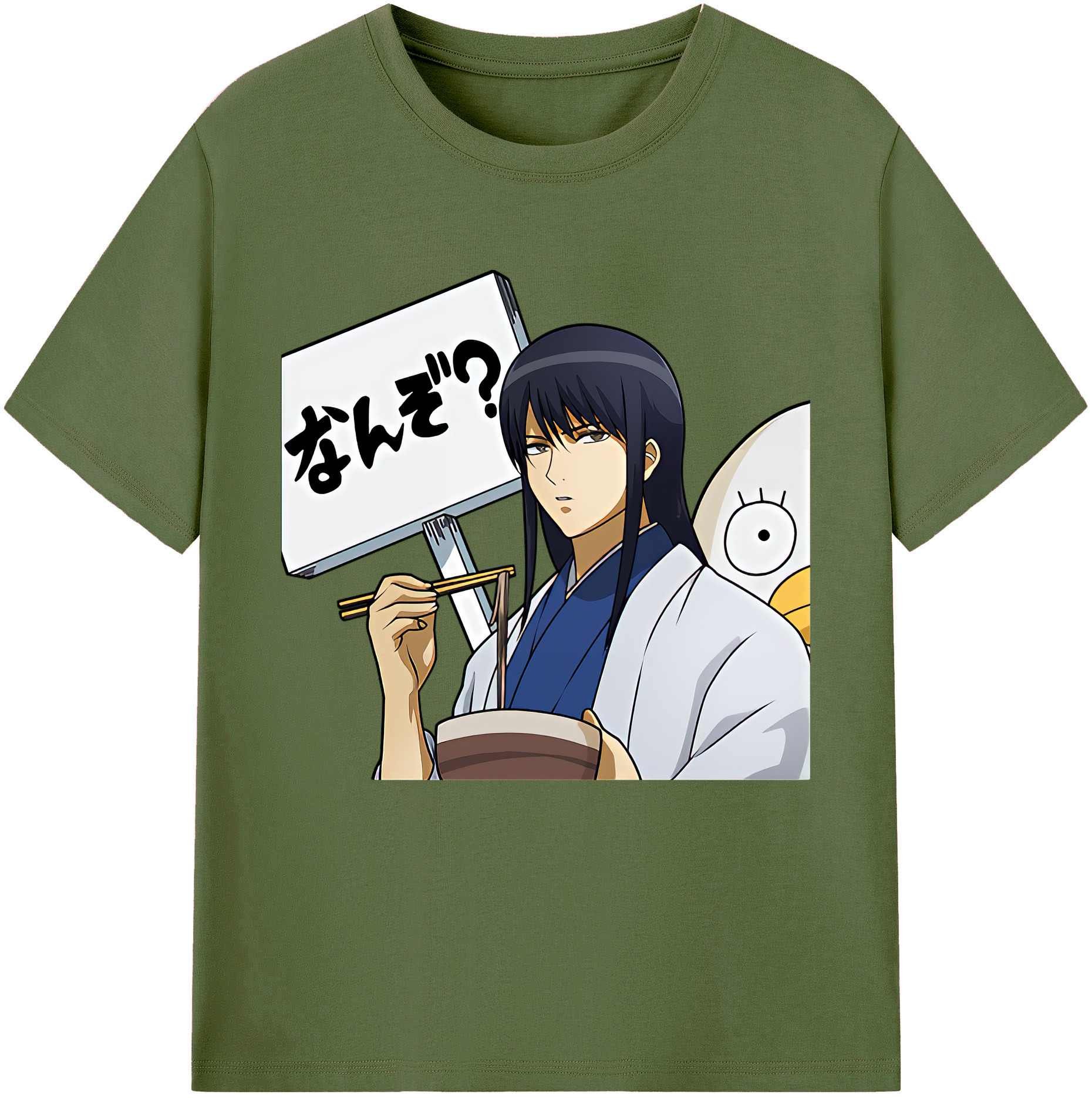 （画像用） ぎんたま 坂田銀時（さかたぎんとき） 神楽 志村新八（しむら しんぱち） GINTAMA Sakata Gintoki Kagura Shimura Shinpachi 綿100％半袖Tシャツ（フロントプリント）
